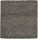 stair landing rug natural un-dyed gray wool