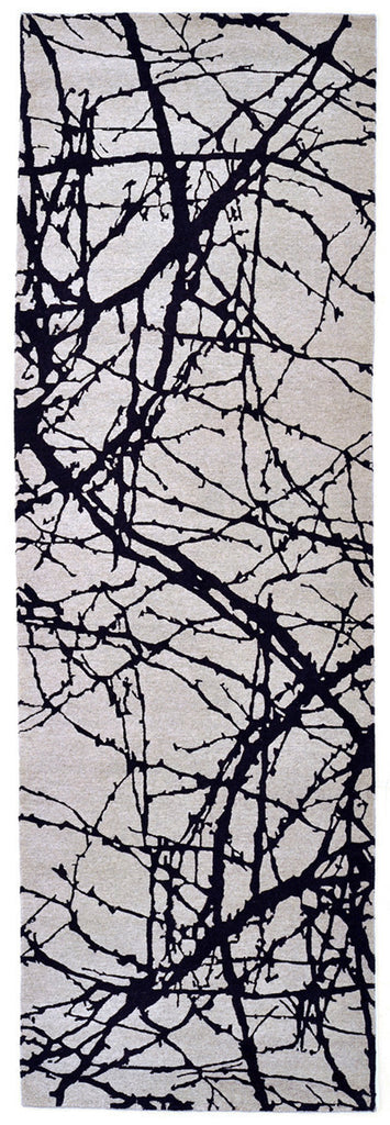 Carpet runner rug natural un-dyed wool Barberry Alto Steps