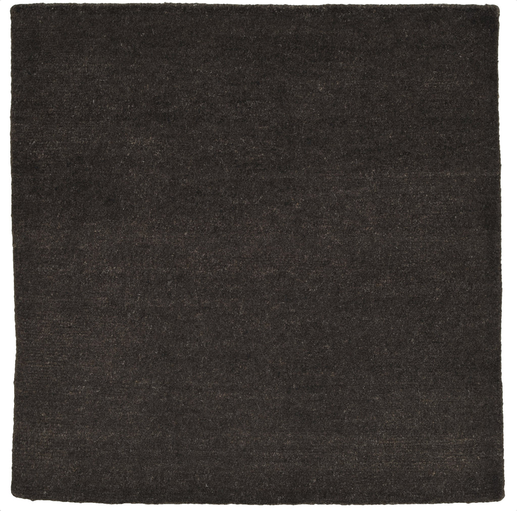 stair landing rug natural un-dyed black wool
