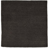 stair landing rug natural un-dyed black wool