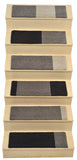 Alto Steps stair tread rugs "A-Frame" un-dyed natural wool