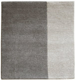 stair landing rug natural un-dyed gray and light wool