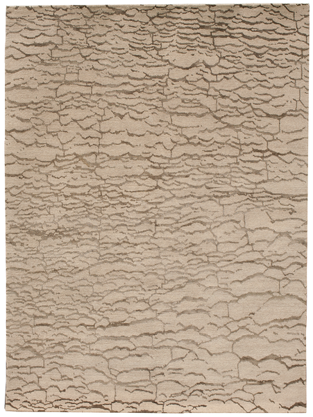 Hand Knotted Wool & Silk Area Rug | Ripple | Liza Phillips Design