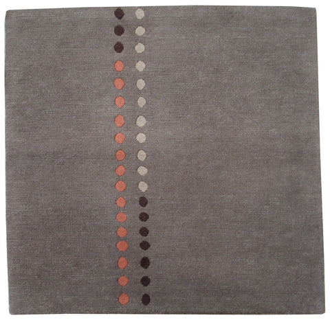 Grey Meditation Rug 32x32