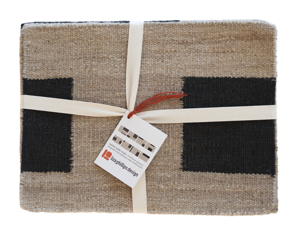 Table Squares handmade table mats Liza Phillips Design