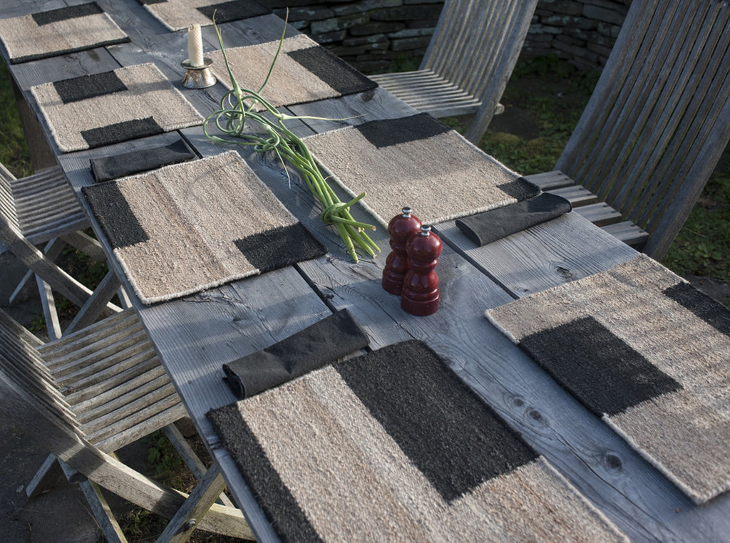 Table Squares handmade table mats Liza Phillips Design