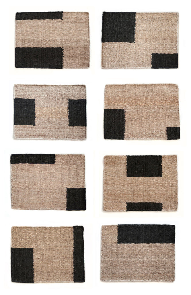 Table Squares handmade table mats Liza Phillips Design